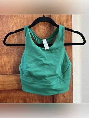Lululemon sports bra Green Racerback Crop Bralette Top